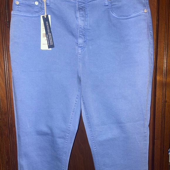 Vineyard Vines High Rise Skinny Jean Beaker Blue Size 31 NWT Originally $178 - Picture 14 of 16